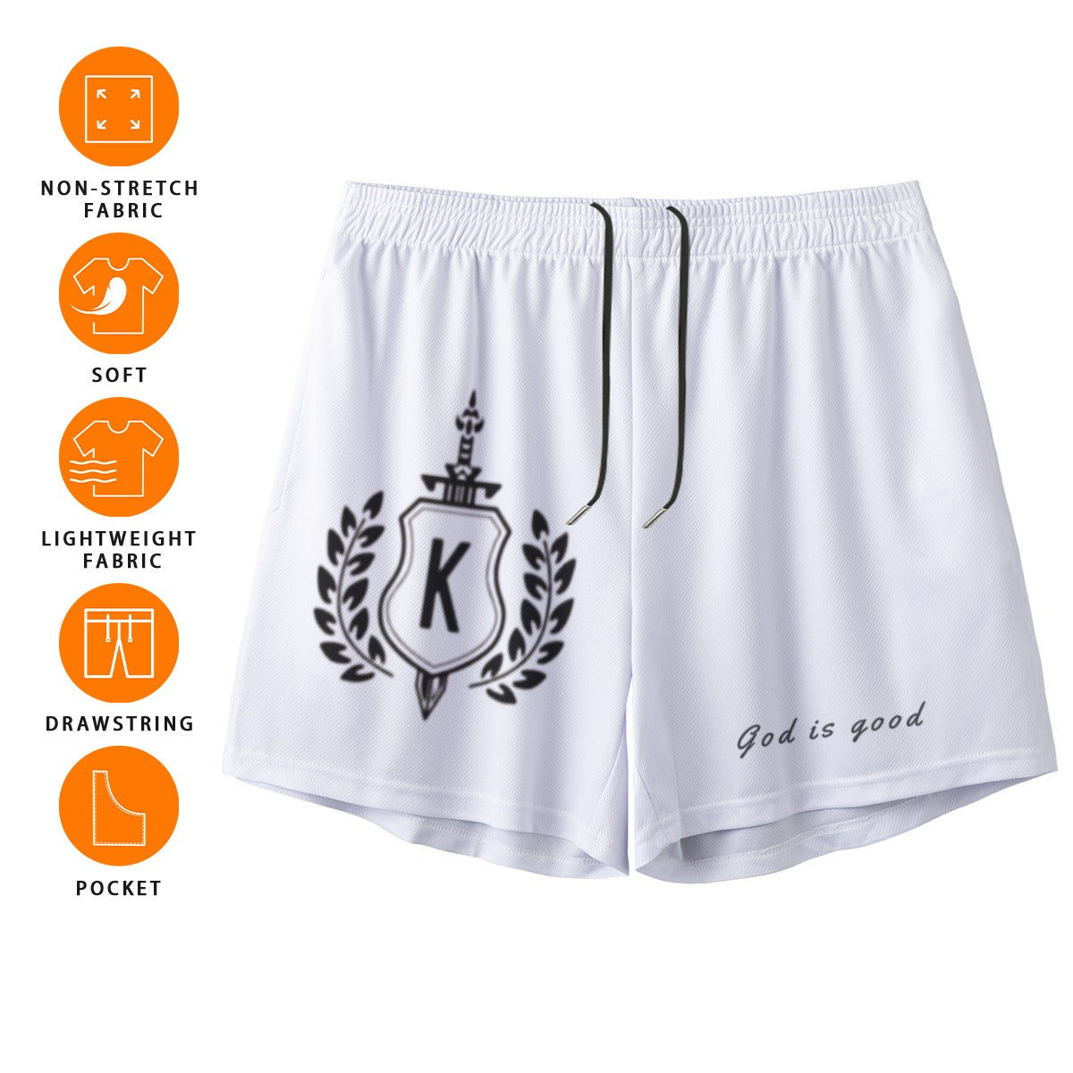 All-Over Print Men's Pocket Customizable Shorts